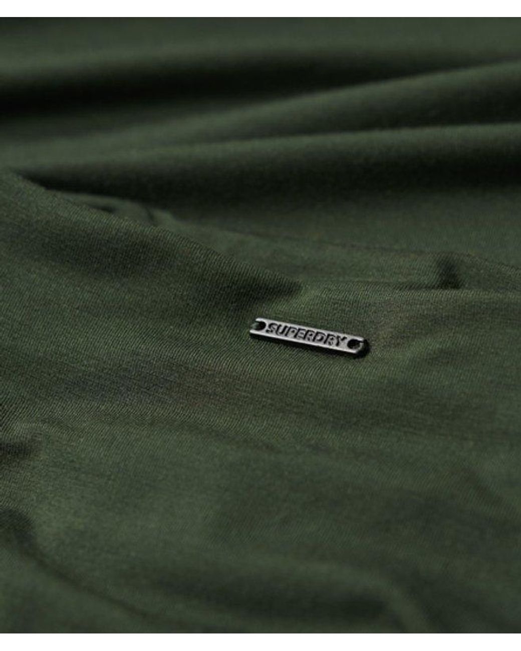 Superdry Green & Co Ruched Jersey Midi Dress