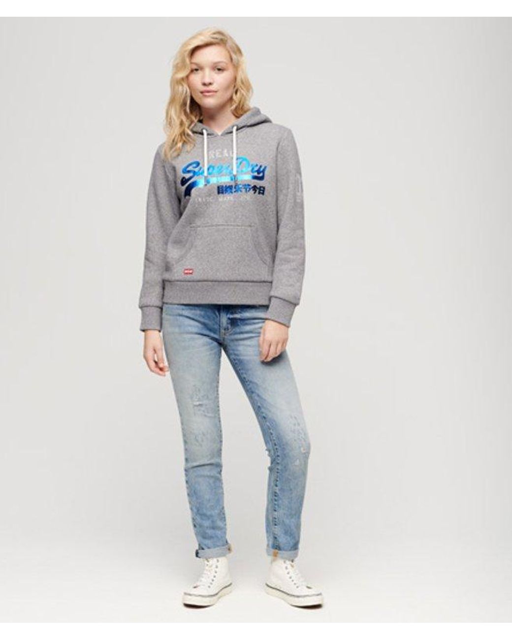 Superdry Blue & Co Organic Cotton Mid Rise Slim Jeans