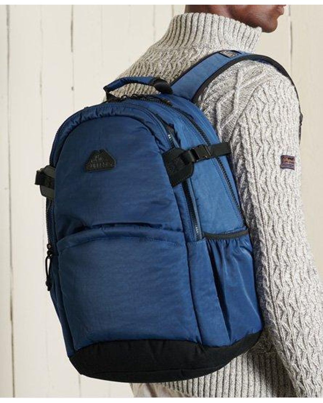 Superdry Nylon Tarp Backpack in Blue | Lyst