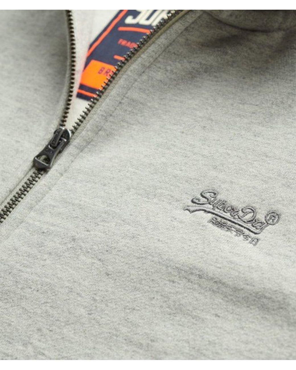 Superdry Gray & Co Essential Logo Track Top for men