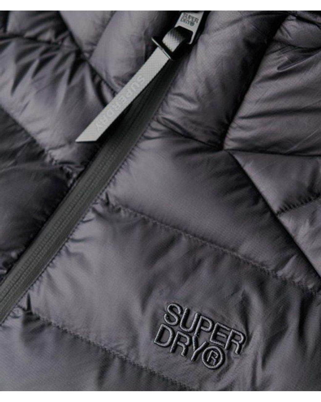 Superdry Gray & Co Hooded Knit Storm Hybrid Jacket for men