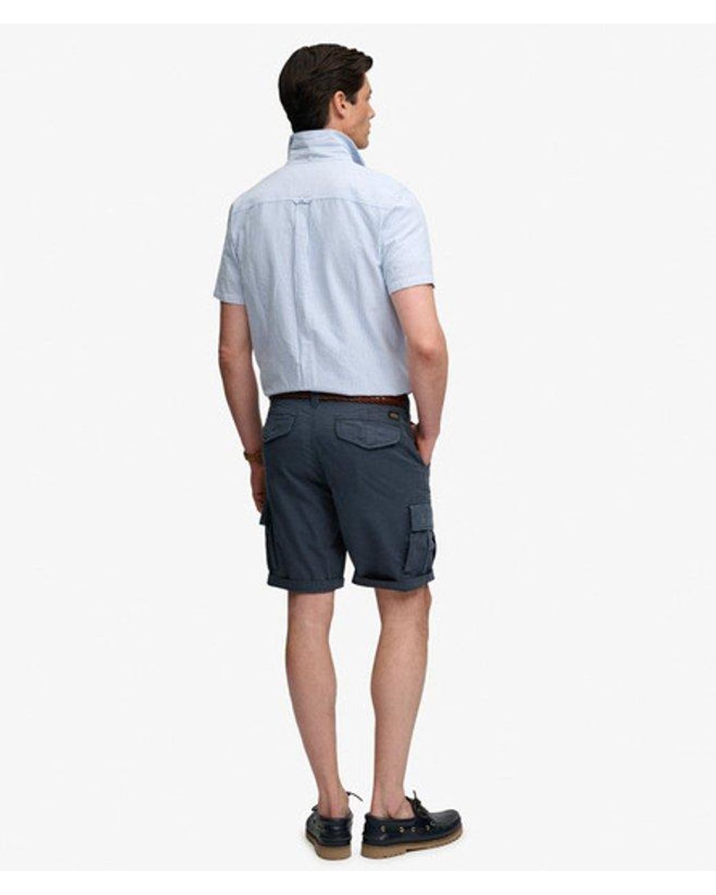 Superdry Blue & Co Vintage Core Cargo Shorts for men