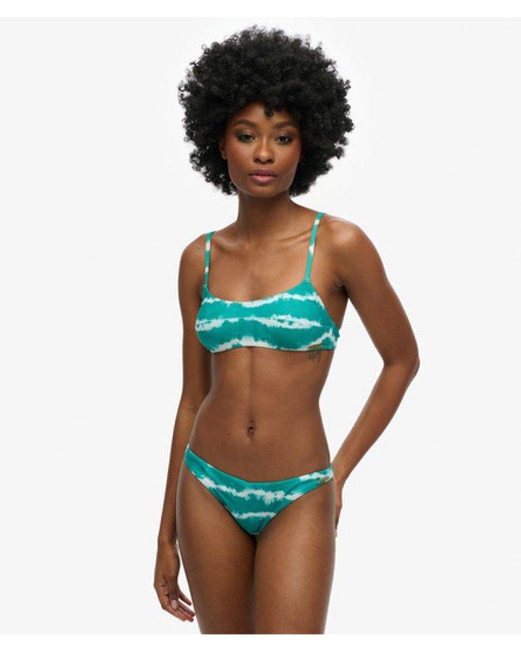 Superdry Pink & Co Tie Dye Recycled Bikini Top