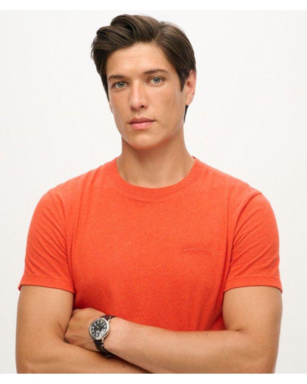 Superdry Red & Co Essential Logo T-shirt for men