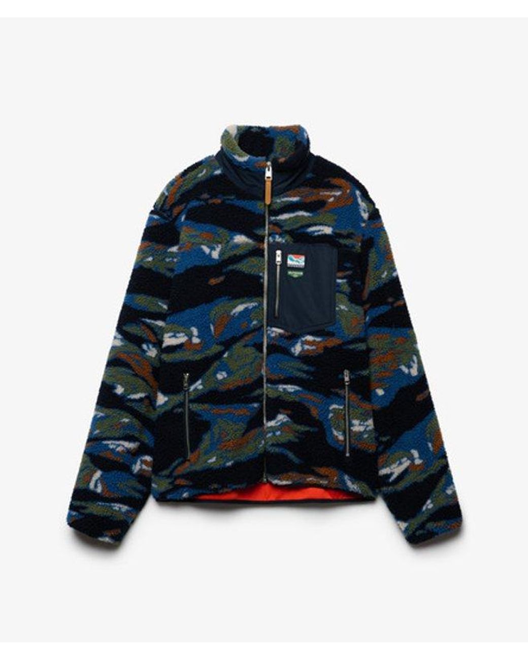 Superdry Blue & Co Terrain Fleece Zip Through for men