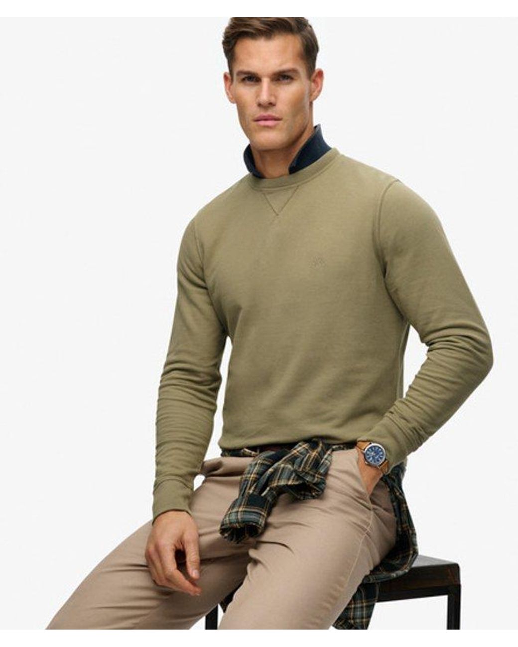 Superdry Green & Co Classic Essential Sweatshirt for men