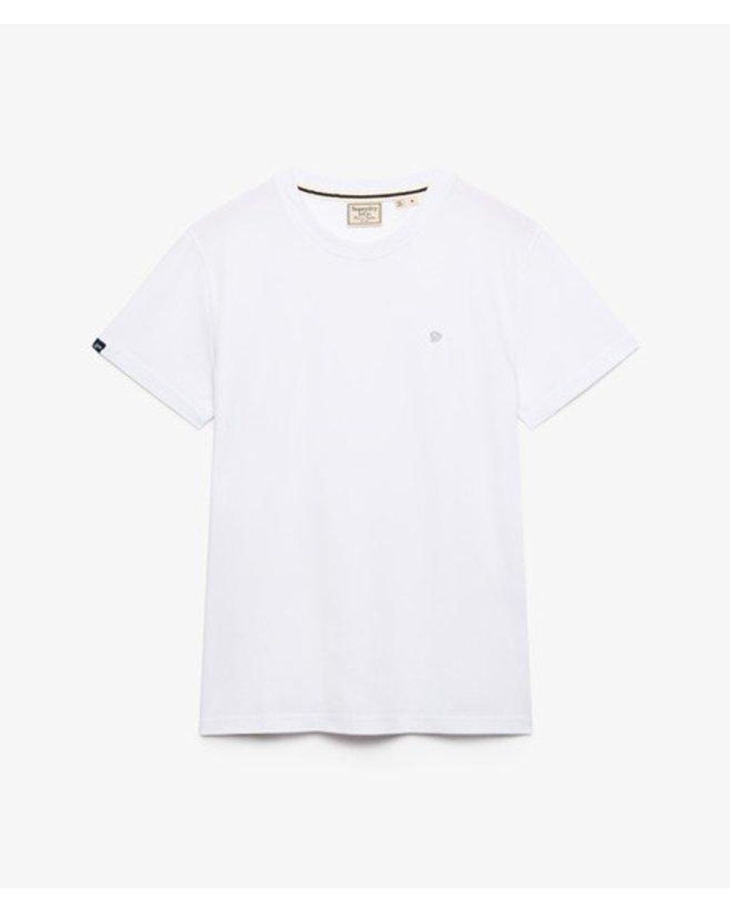 Superdry White & Co Logo Embroidered T-shirt for men
