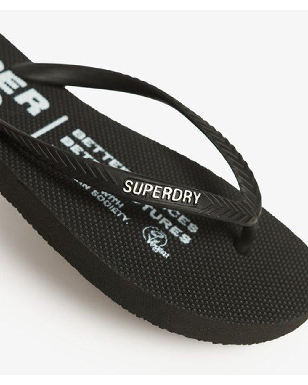 Superdry Black & Co Studios Flip Flops