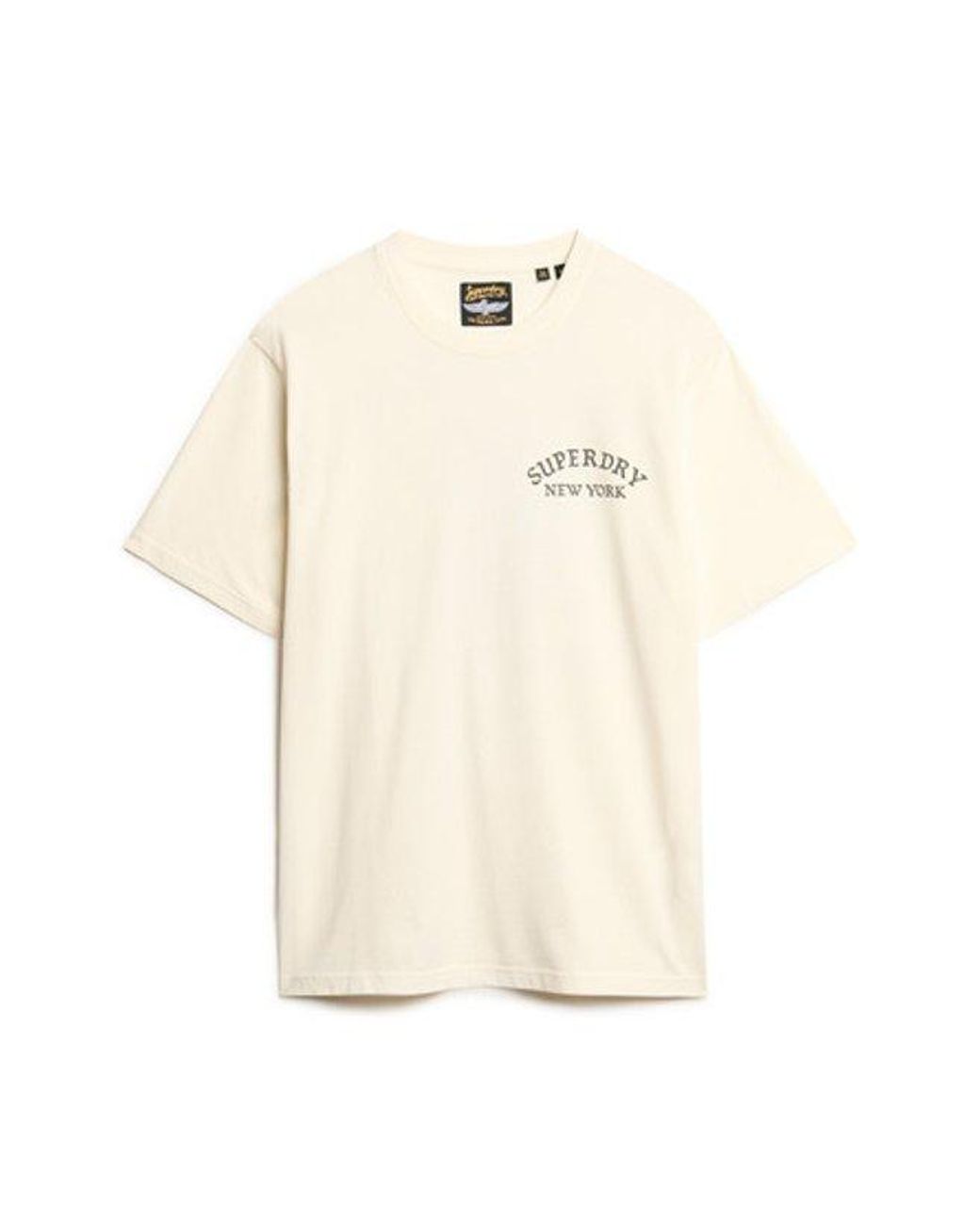 Superdry Natural & Co Tattoo Back Graphic Loose T-shirt for men