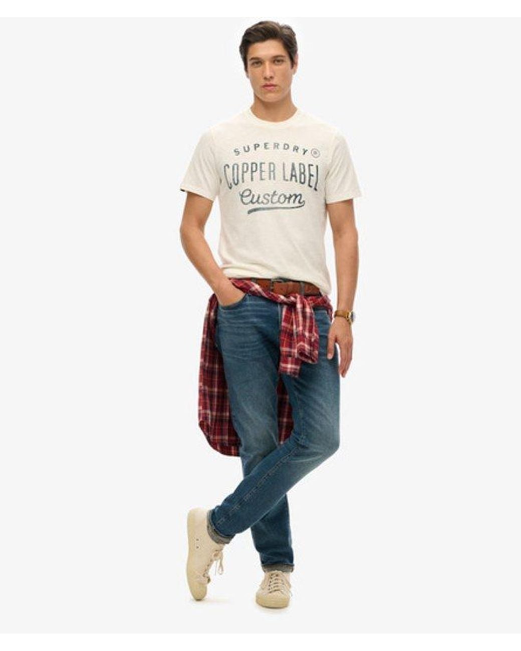 Superdry White & Co Copper Label Workwear T-shirt for men