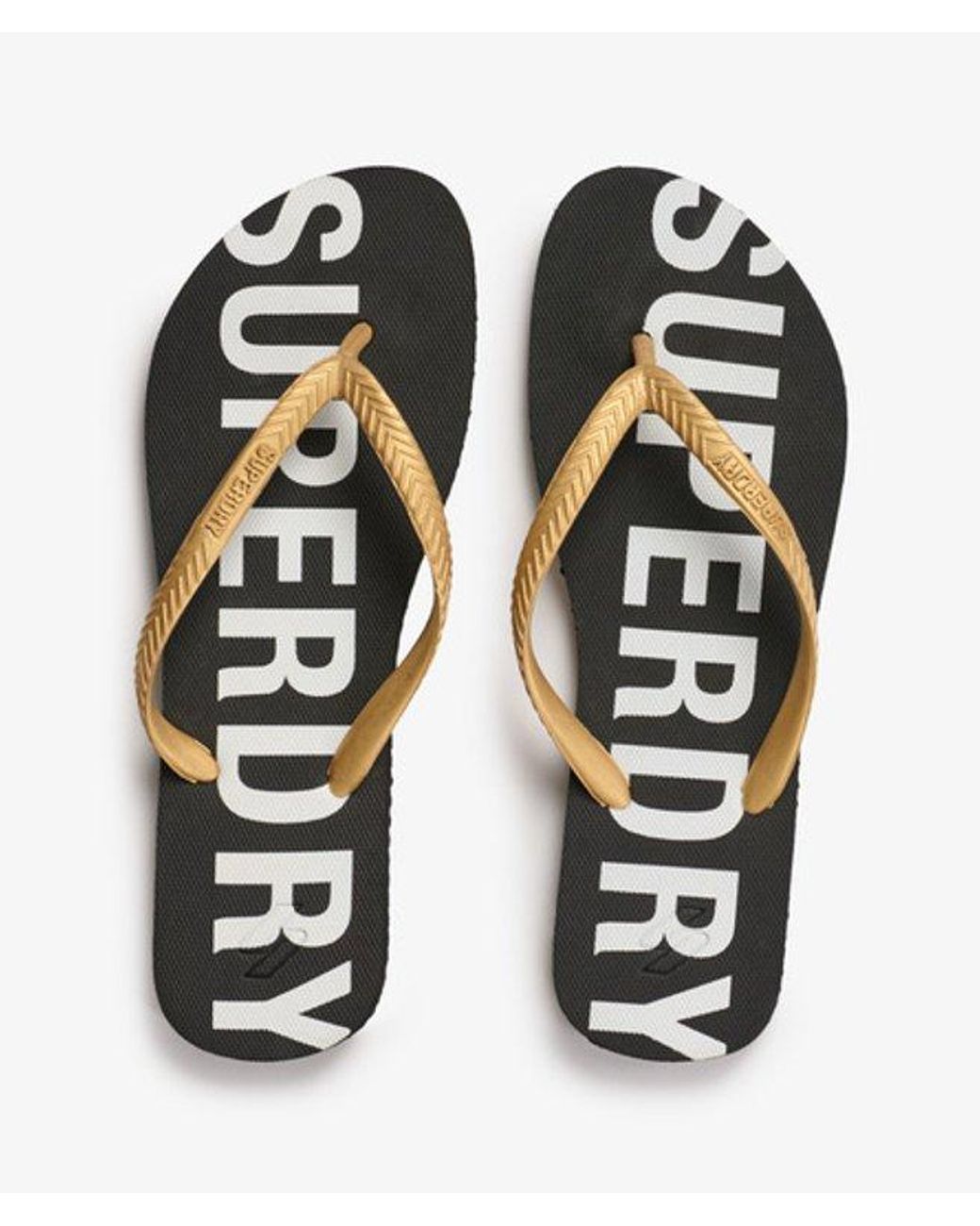 Superdry Black & Co Code Essential Flip Flops