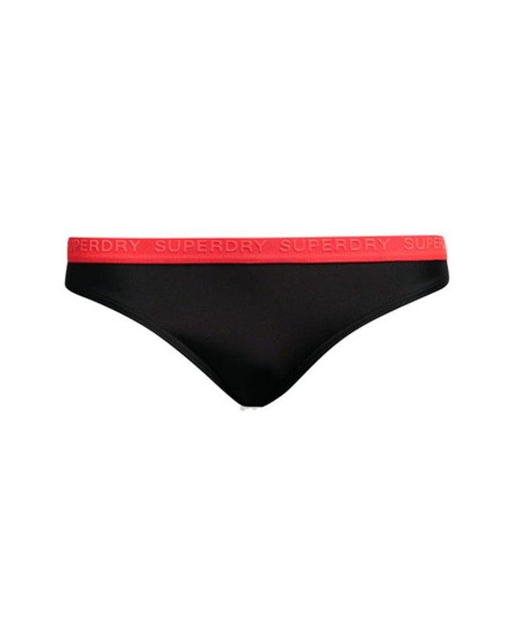 Superdry White & Co Elastic Classic Bikini Bottom