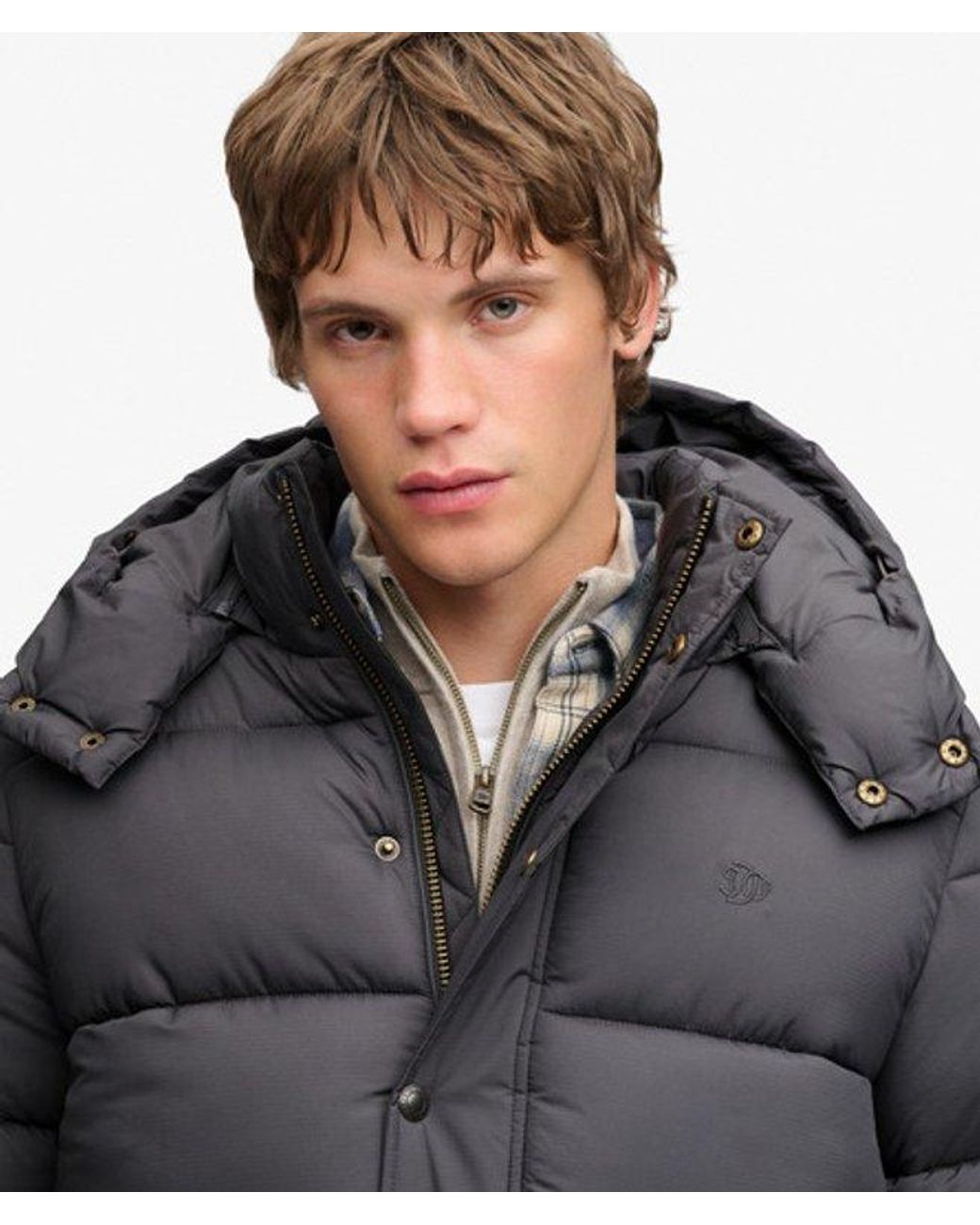 Superdry Black & Co Premium Ripstop Puffer Jacket for men