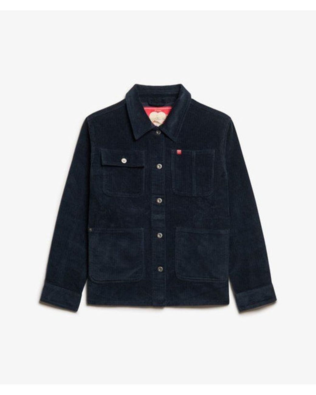 Superdry Blue & Co Corduroy Chore Jacket