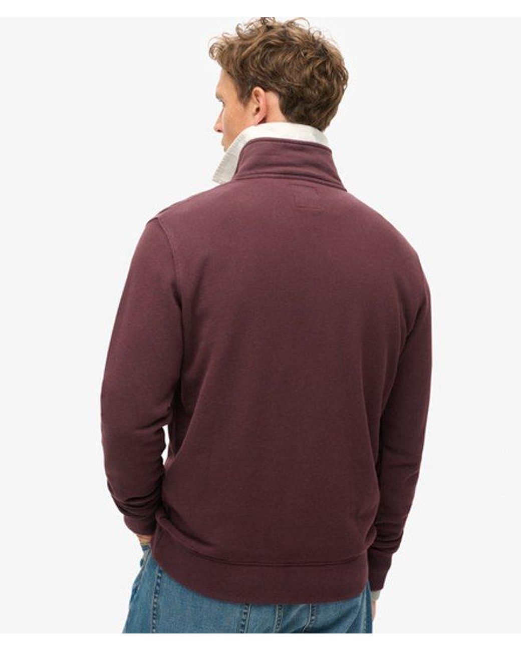 Superdry Red & Co Classic Graphic Half Zip for men