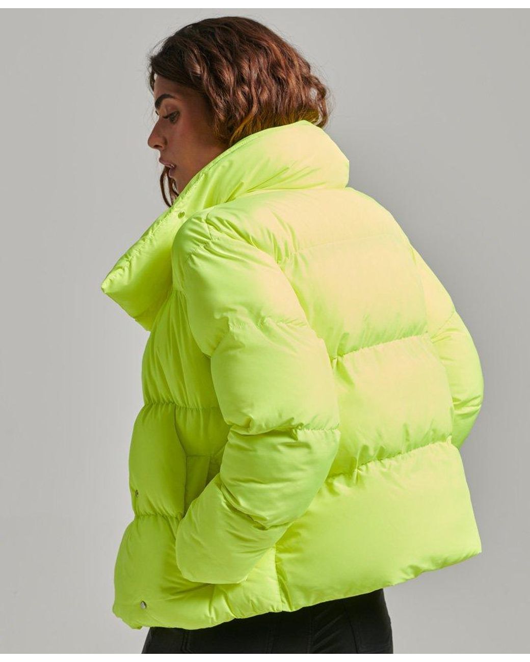 Superdry Short Puffer Coat Green / Cuba 