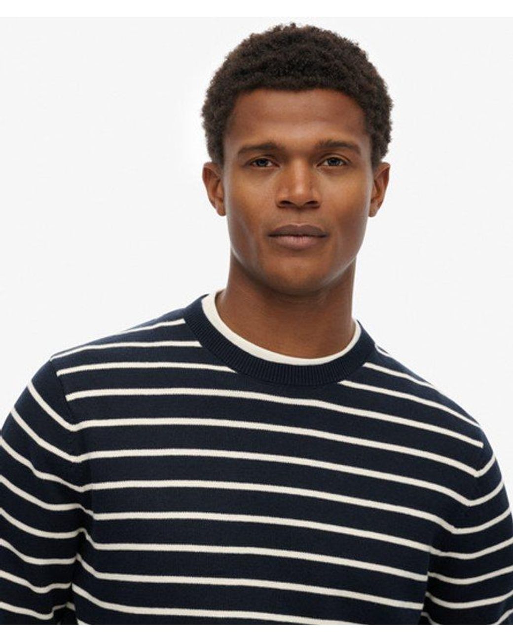 Superdry Black & Co The Merchant Store - Breton Jumper for men