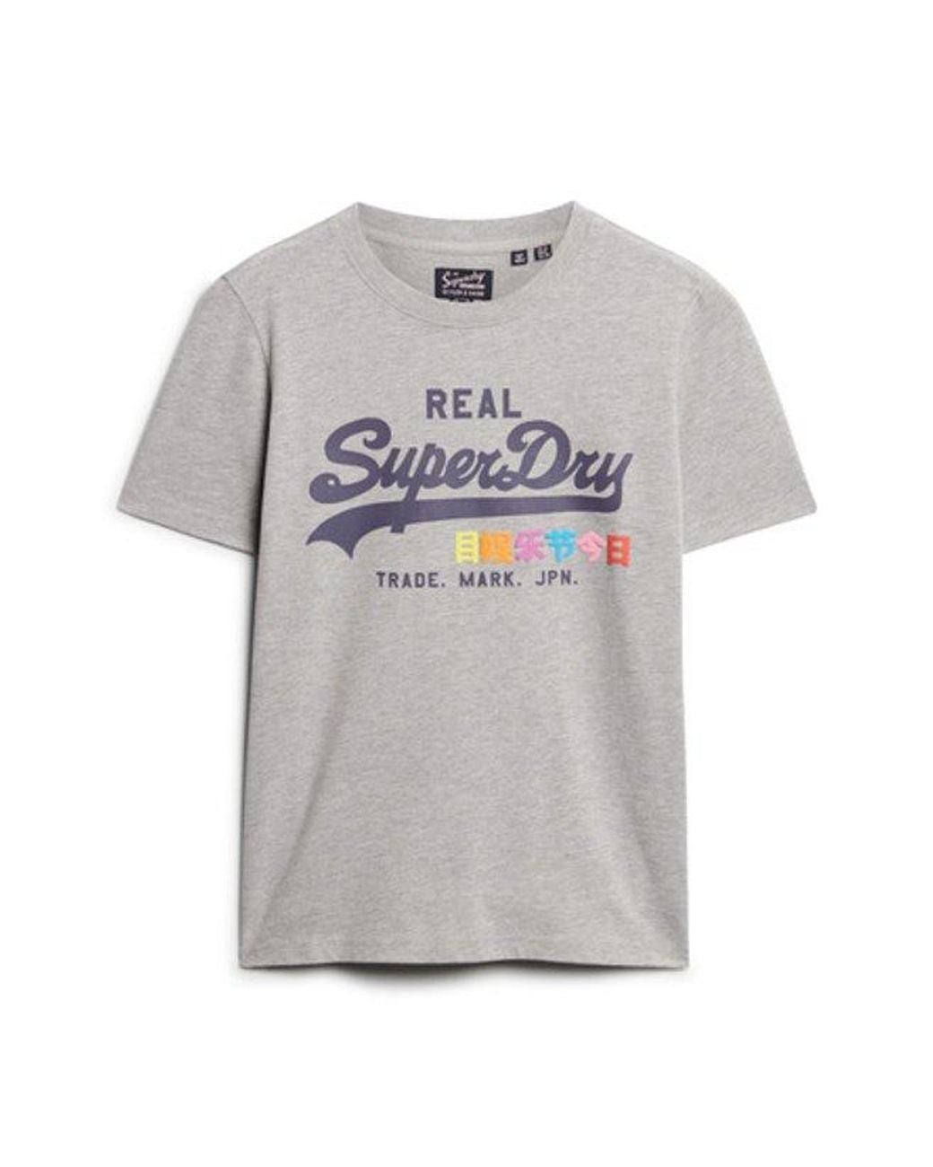 Superdry Gray & Co Vintage Logo Pop Entry T-shirt