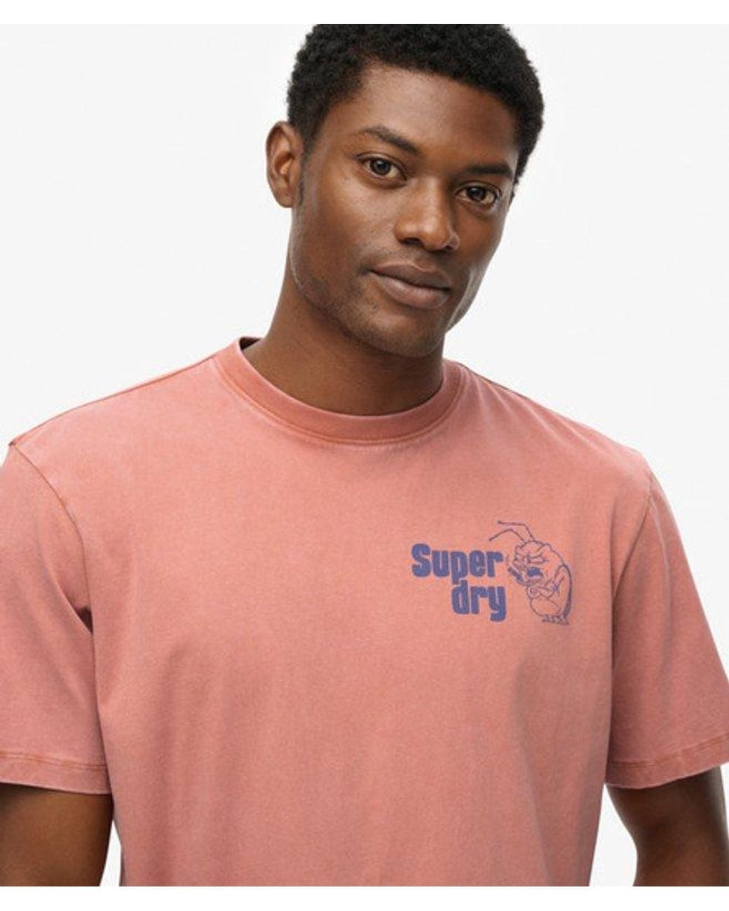 Superdry Brown & Co Trade Tools Oversized T-shirt for men