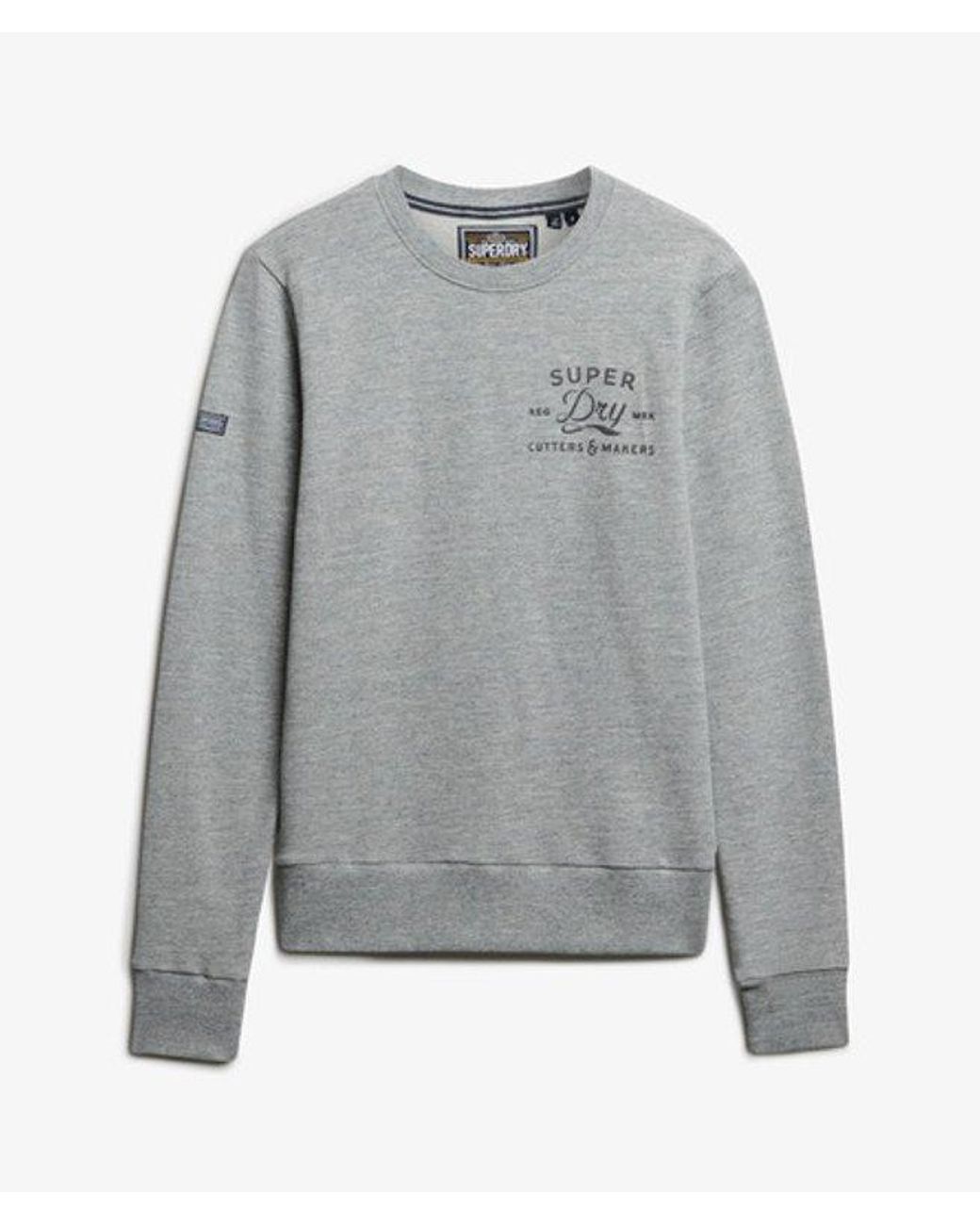 Superdry Gray & Co Cutters And Makers Relaxed Sweatshirt for men
