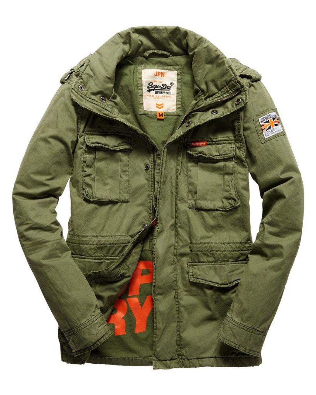 Superdry Rookie Military Jacket Green for Men | Lyst