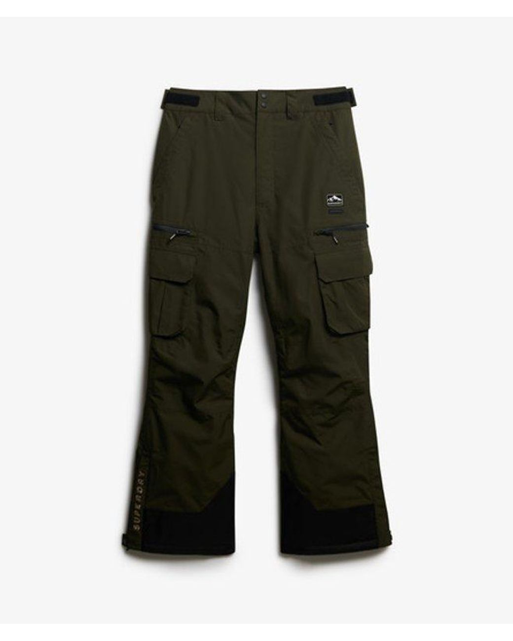 Superdry Black Ultimate Freestyle Ski Pants for men