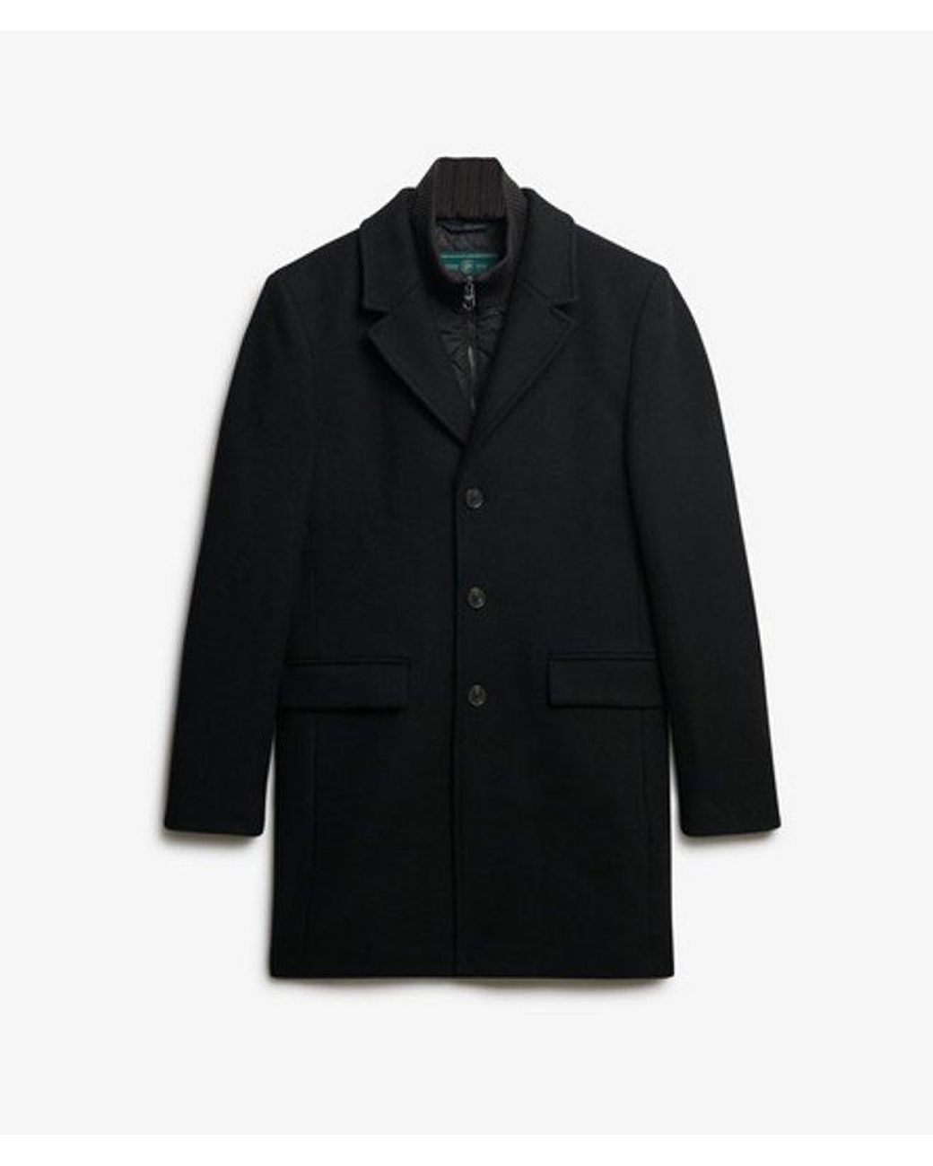 Superdry Blue & Co Tailored Two-in-one Town Coat for men