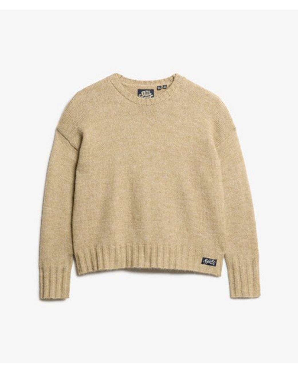 Superdry Natural & Co Essential Crew Neck Jumper
