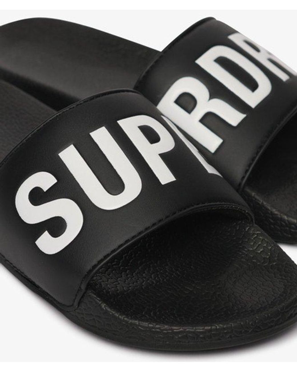 Superdry Black & Co Pool Sliders