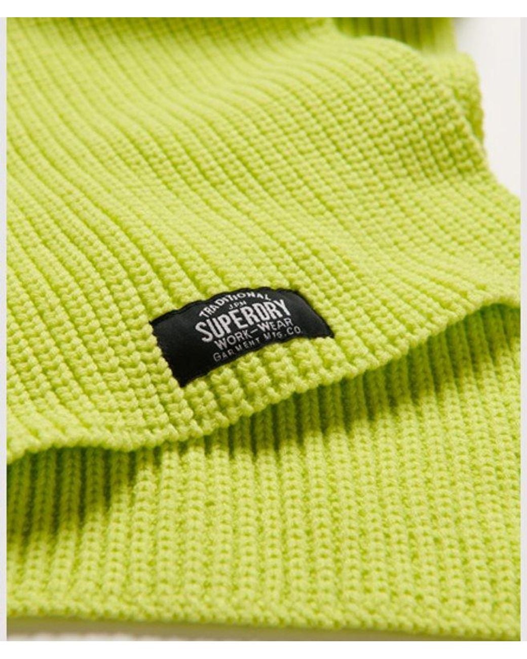 Superdry Green & Co Classic Knit Scarf