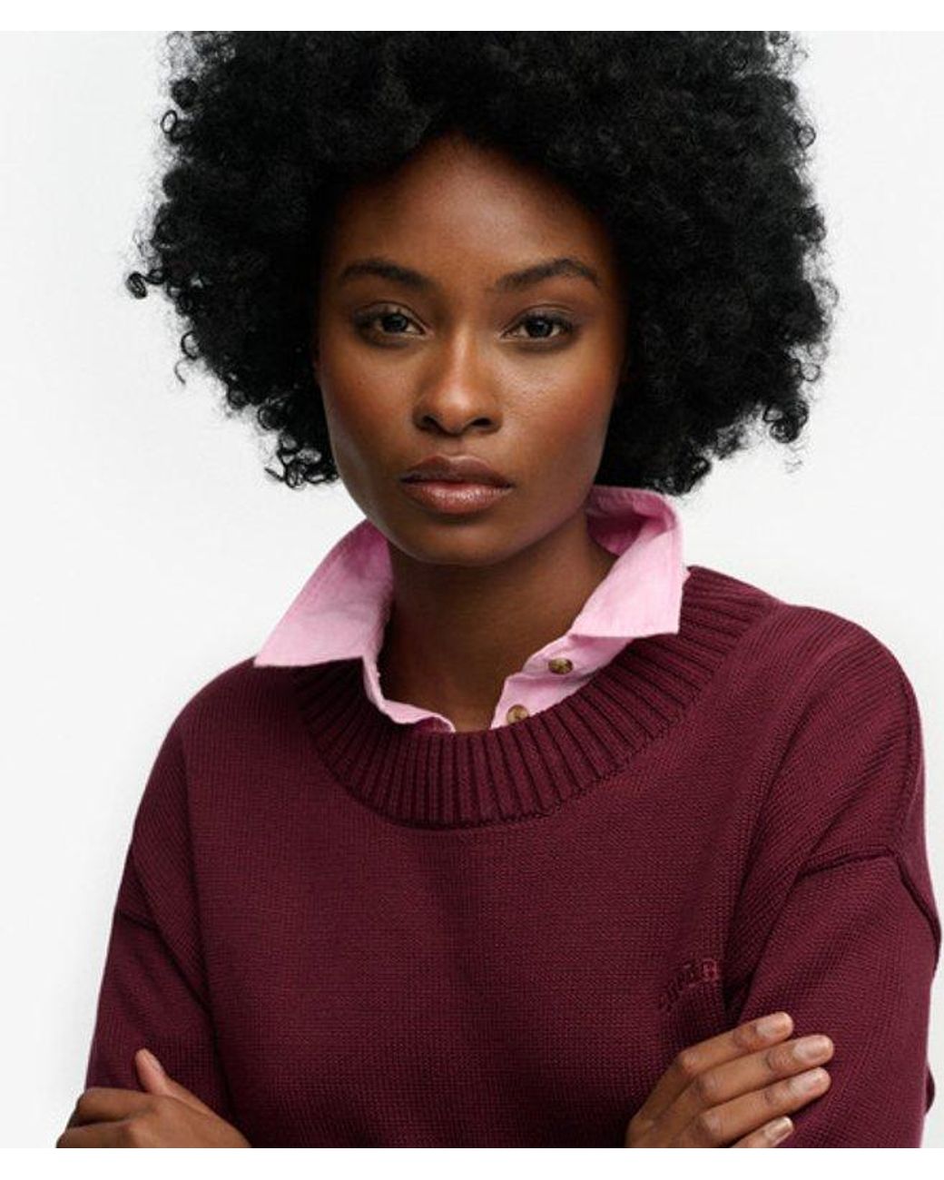 Superdry Red & Co Essential Crew Neckline Jumper