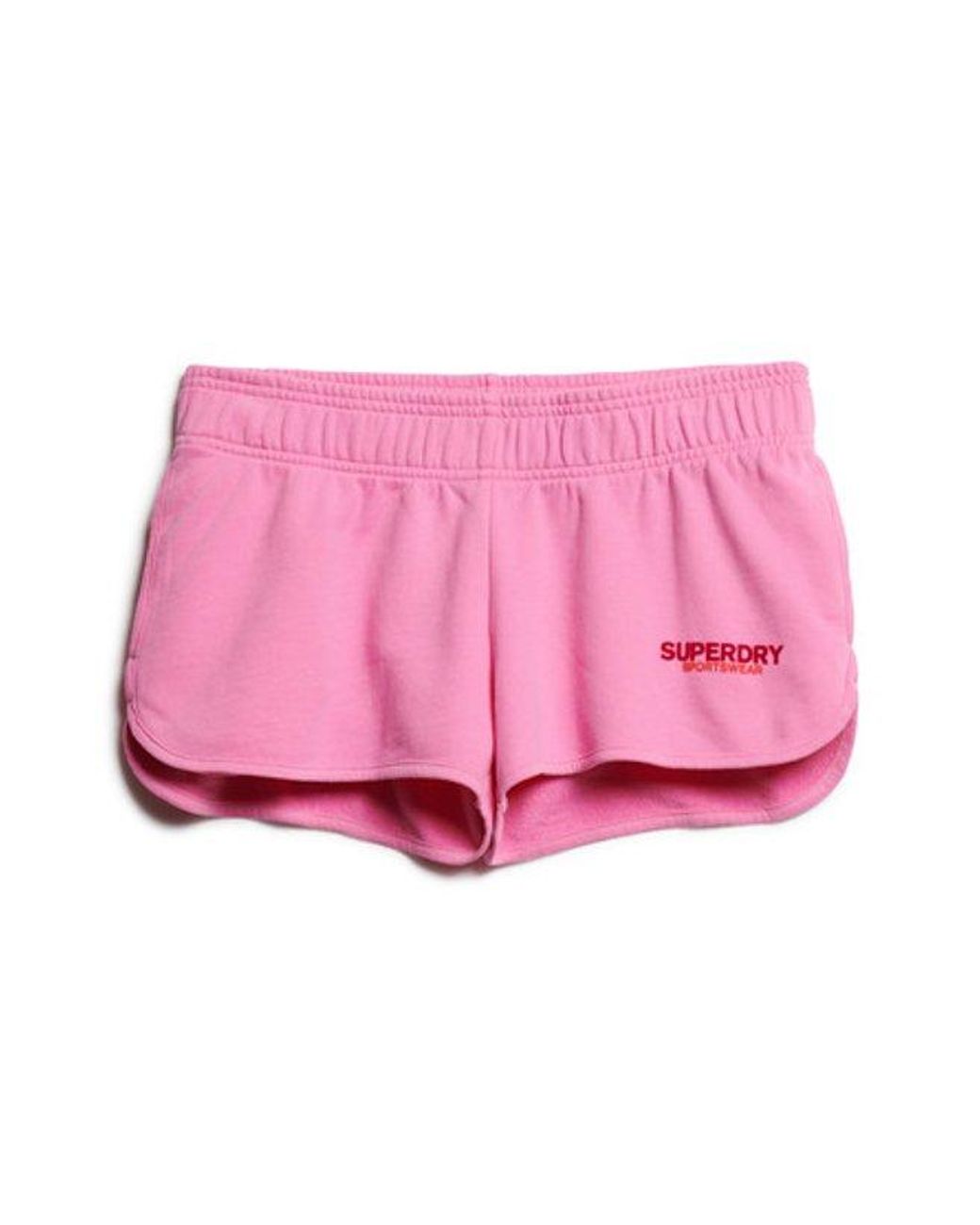 Superdry Red & Co Ladies Sportswear Logo Racer Shorts