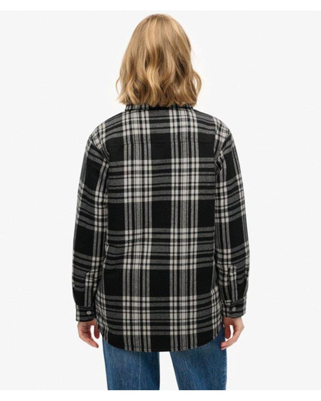 Superdry Gray & Co Check Lined Shirt