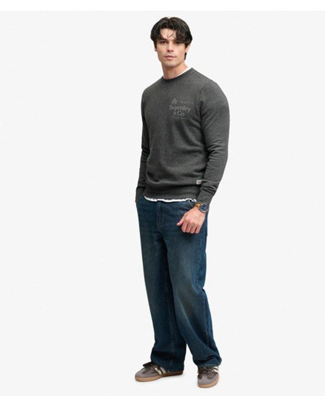 Superdry Gray & Co 1954 Company Relaxed Sweatshirt for men