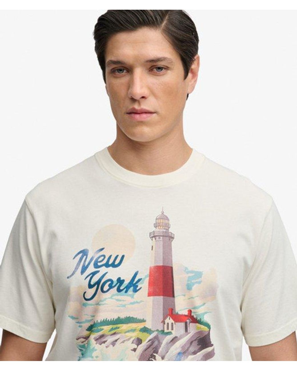 Superdry Blue & Co Maritime Loose T-shirt for men
