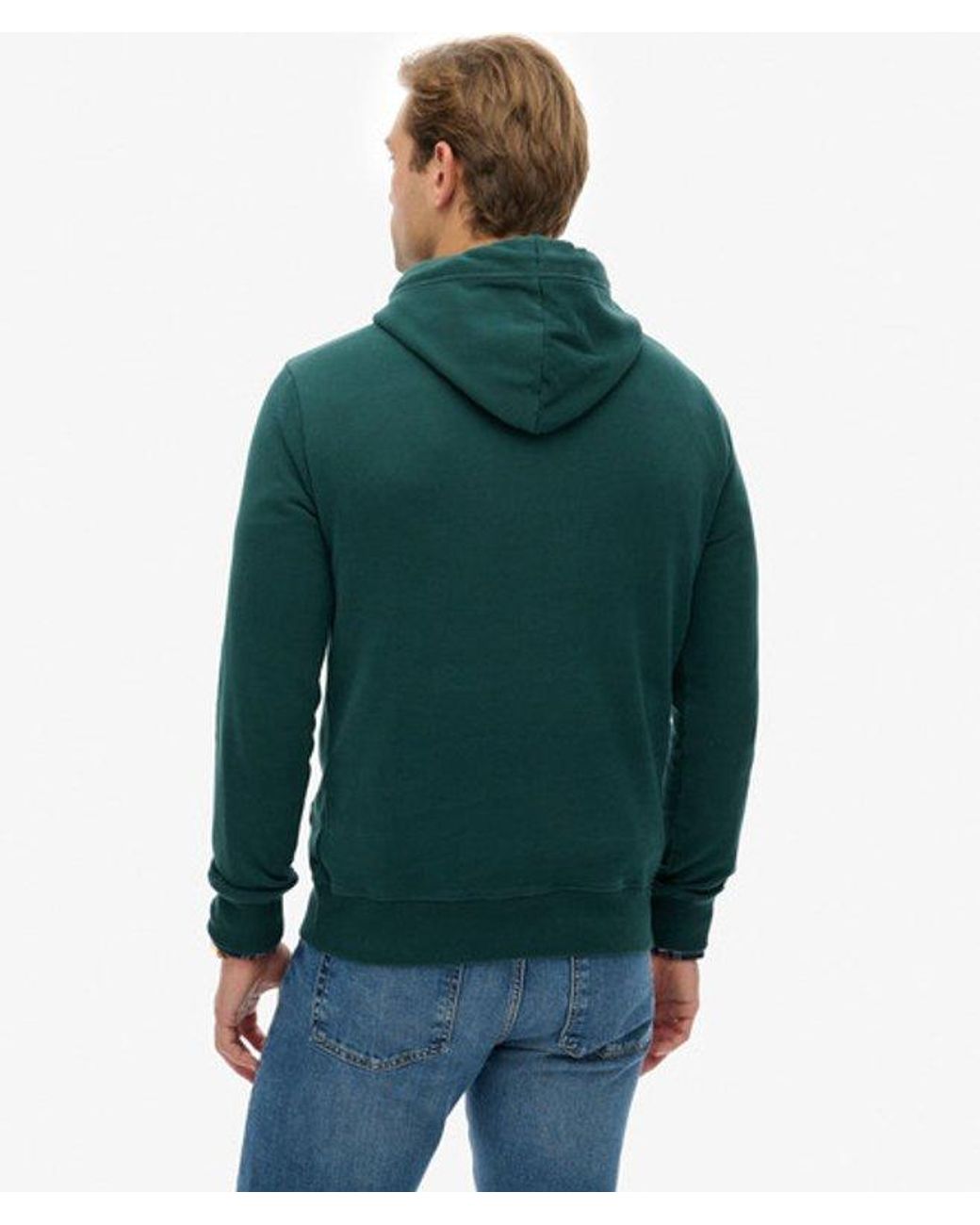 Superdry Green New York Venue Hoodie for men