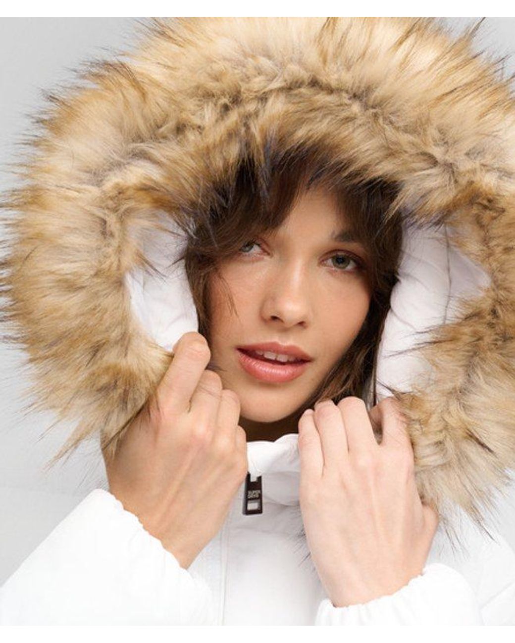 Superdry White & Co Fuji Belted Puffer Jacket