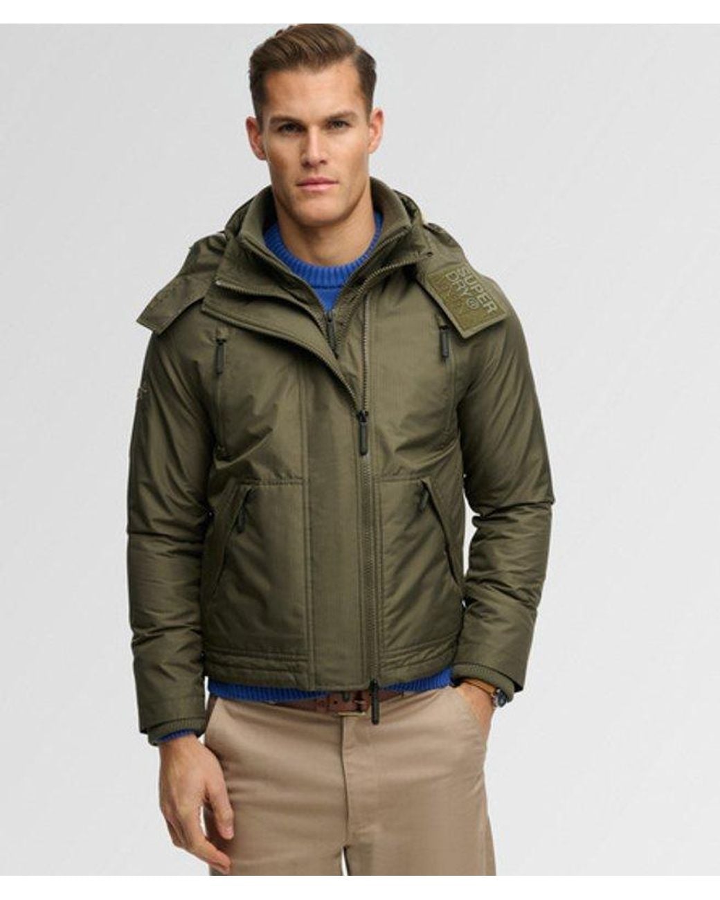Superdry Green & Co Hooded Arctic Windcheater Jacket for men