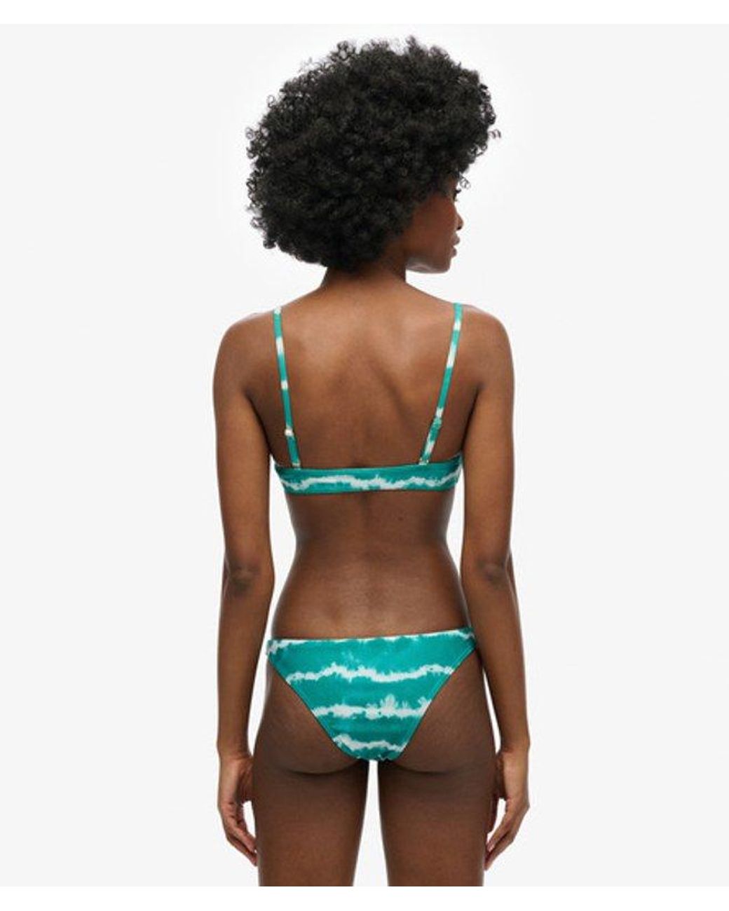 Superdry Pink & Co Tie Dye Recycled Bikini Top