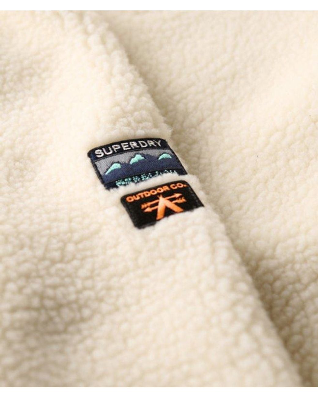 Superdry White & Co Fully Lined Outdoor Half Zip Fleece