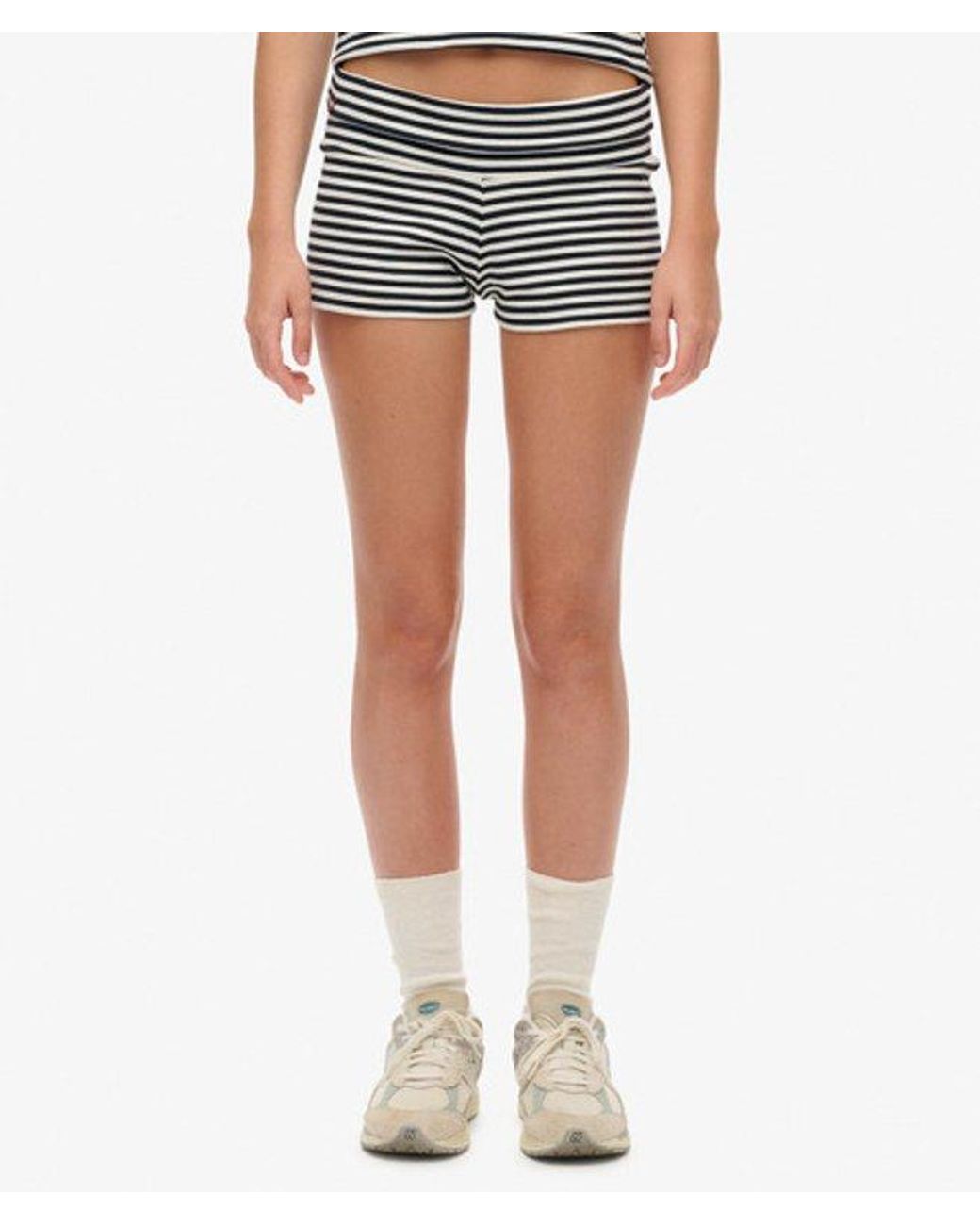 Superdry Blue & Co Athletic Essentials Fold Over Short