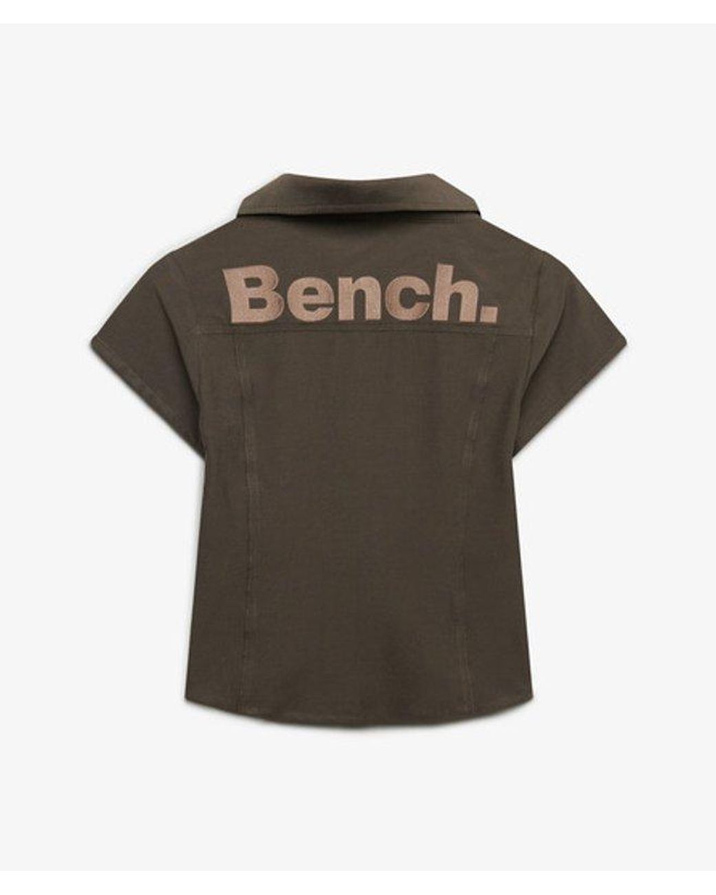 Superdry Green Bench X & Co Bench Fitted Stretch Short Sleeve Shirt