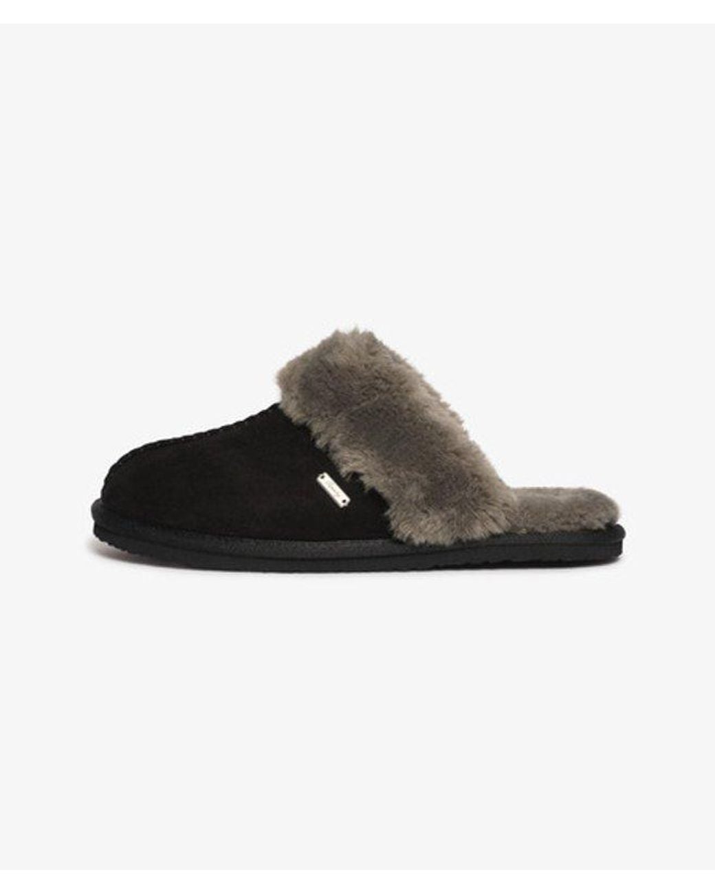 Superdry Black & Co Mule Slipper