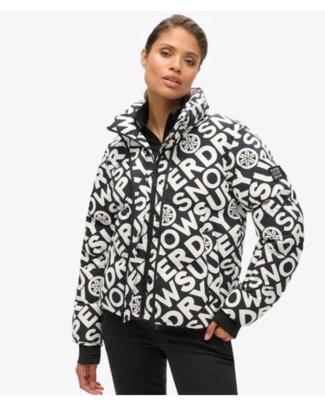 Superdry Black & Co Ski Boxy Puffer Jacket