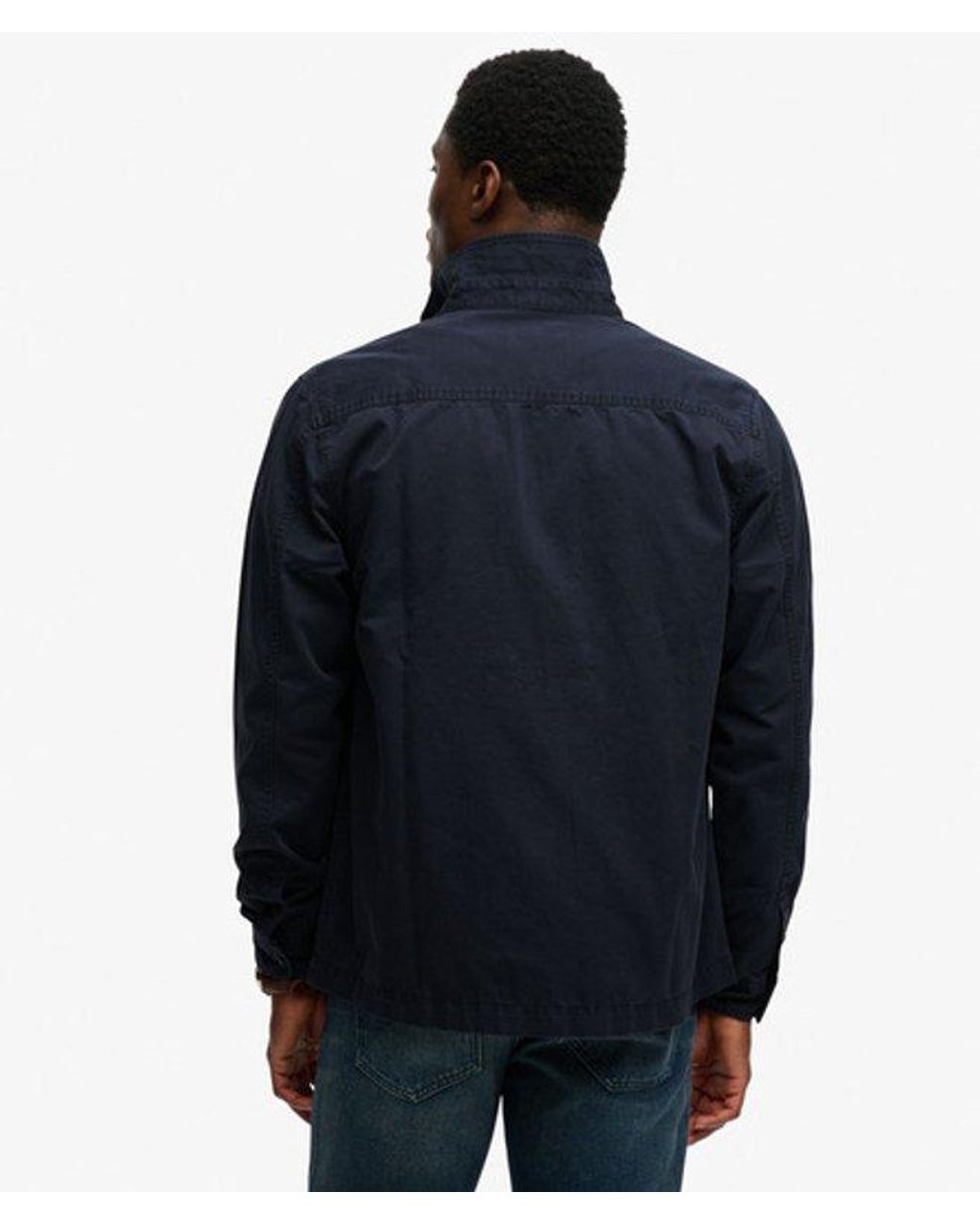 Superdry Blue & Co Two Pocket Overshirt for men