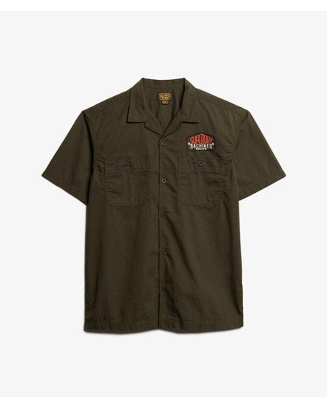 Superdry Green & Co Short Sleeve Mechanic Shirt for men