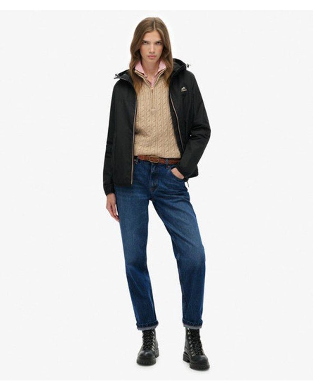 Superdry Black & Co Essential Tri Windbreaker Jacket