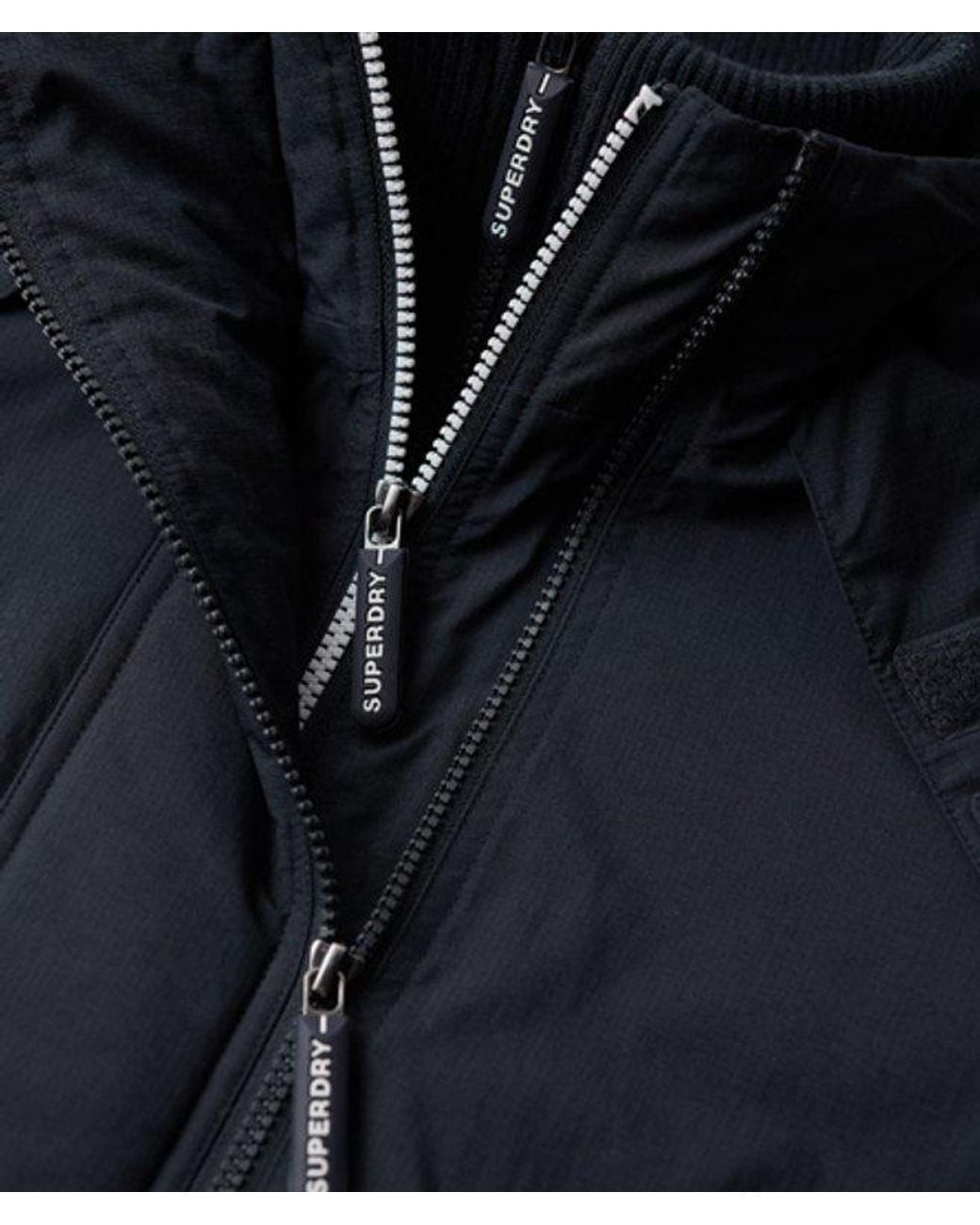 Superdry Blue & Co Pop Zip Hooded Arctic Sd-windcheater Jacket