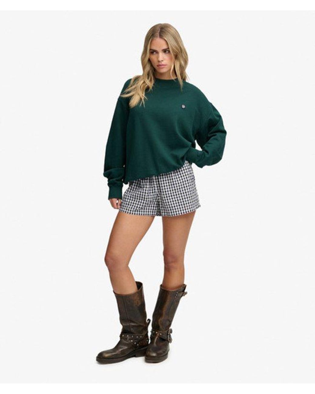 Superdry Green & Co Essential Heritage Crew Sweatshirt