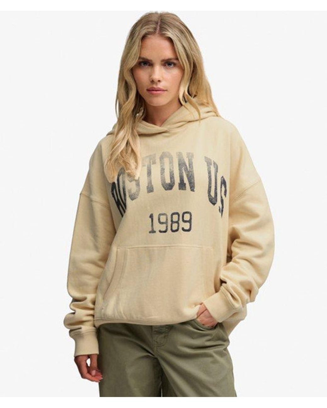 Superdry Natural & Co Athletic Essentials Relaxed Hoodie